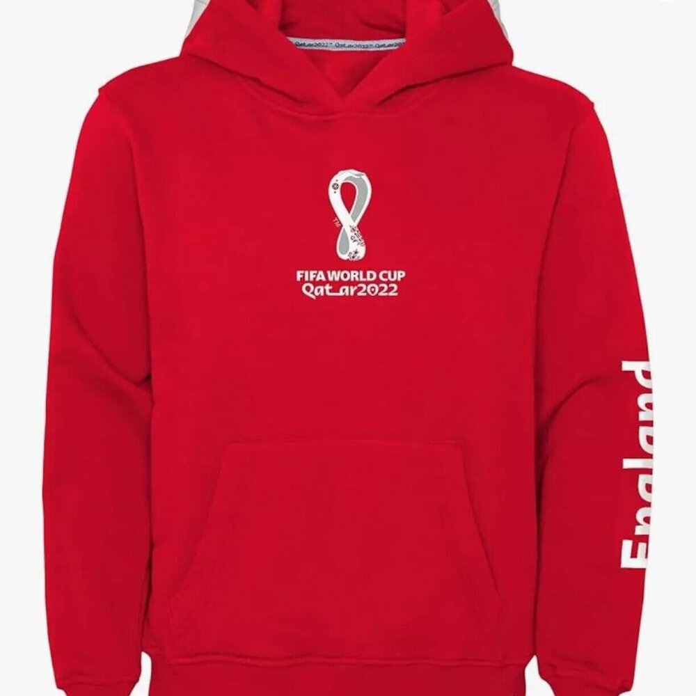 FIFA World Cup Core Fleece Hood, Red, Medium, England